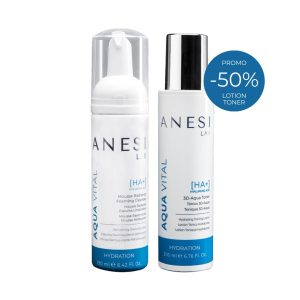 DUO Mousse Radiance [HA+] & Lotion Tonique 3D Aqua Vital [HA+]